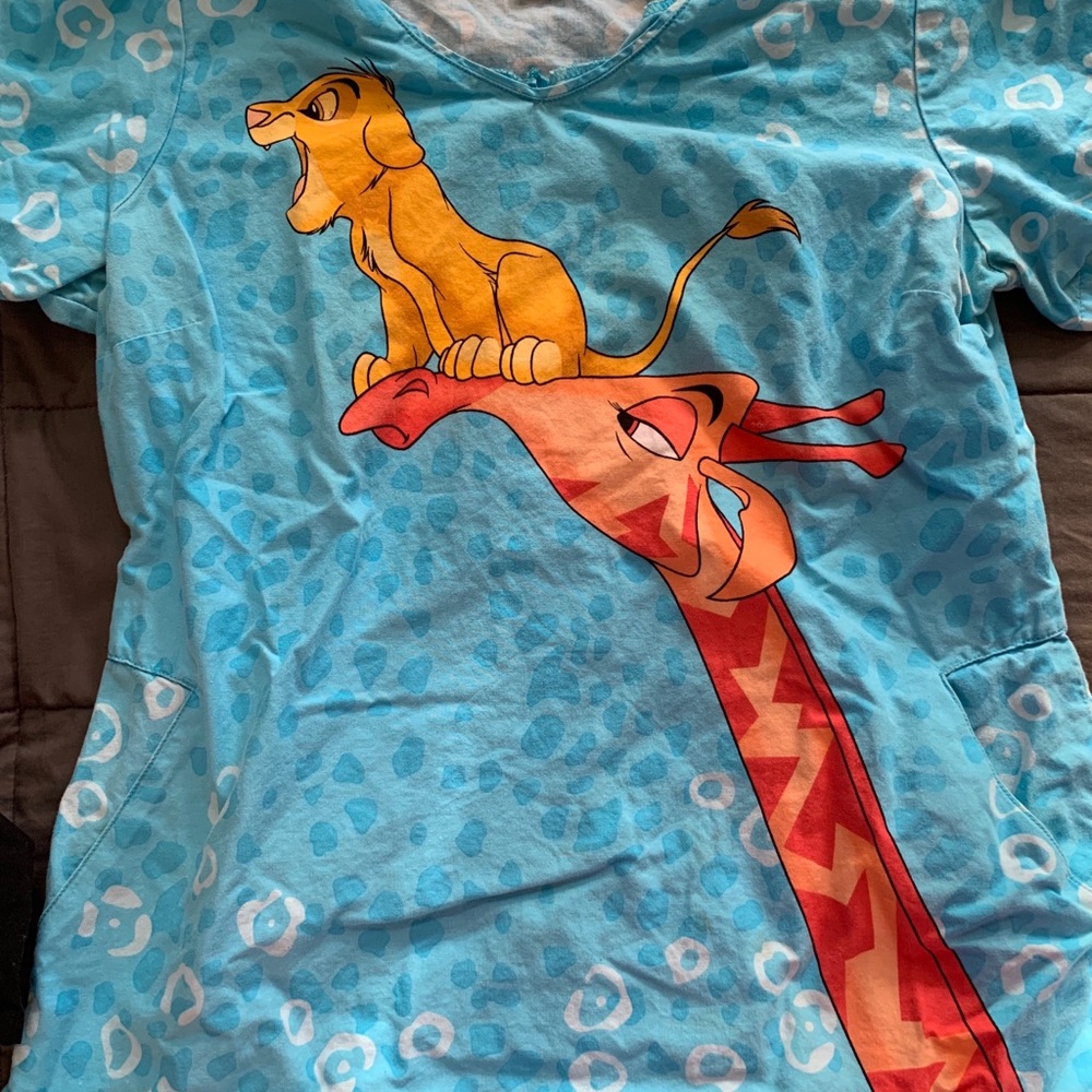 Disney Lion King Scrub top